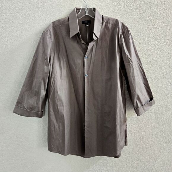 COS men's 3/4 Sleeve shirt size 16 M L